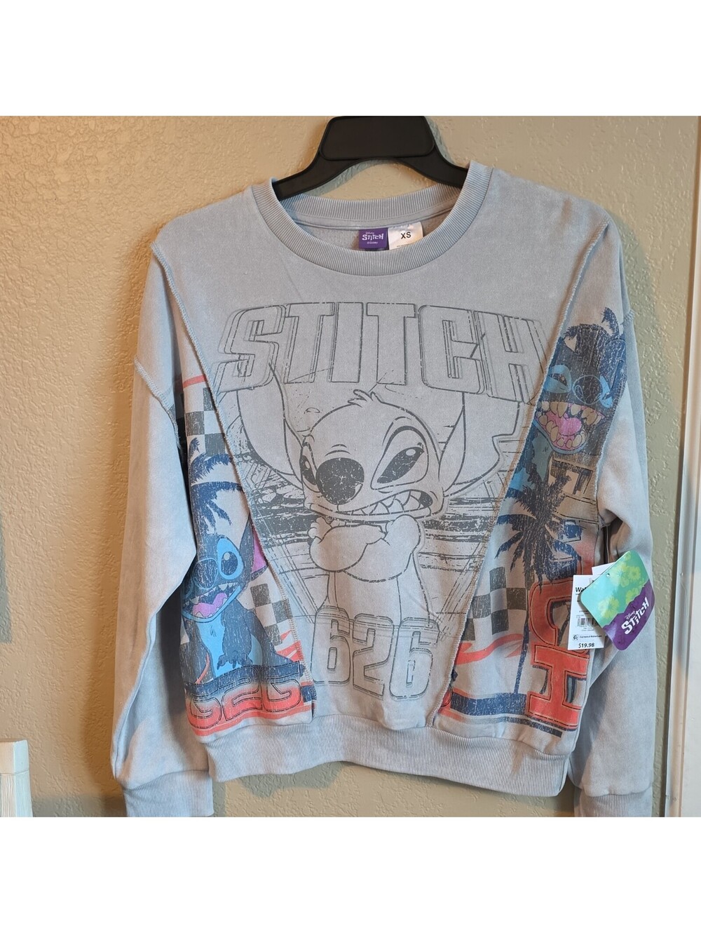 Disney Stitch Oversized Cozy  Sweater XS, Unique Design